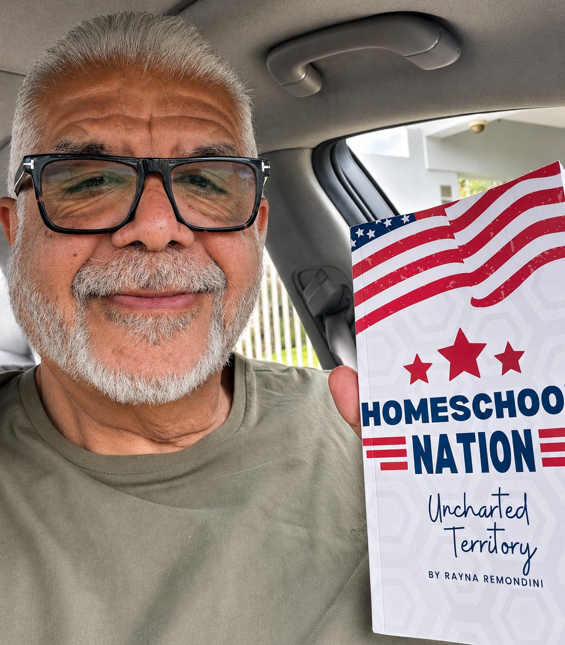 Reader holding Homeschool Nation
